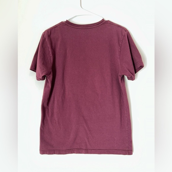 Malcolm X Civil Rights Leader Driven Medium Maroon T-shirt - Picture 2 of 2